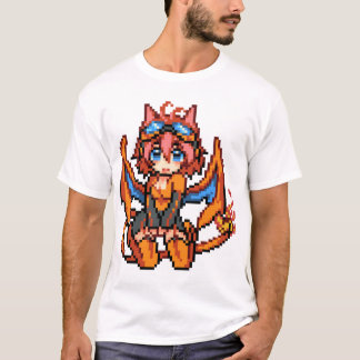 Camiseta 006 CARIZARD Chica Sprite Pixel Art - PLENO POKEDE