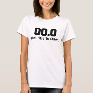 Camiseta 00.0 Aquí Para Animar El Espectador En Ejecución