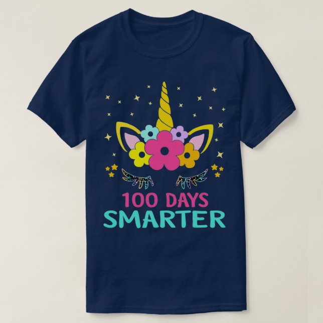 Camiseta 00 días de escuela unicornio Chicas disfrazan rega (Diseño del anverso)