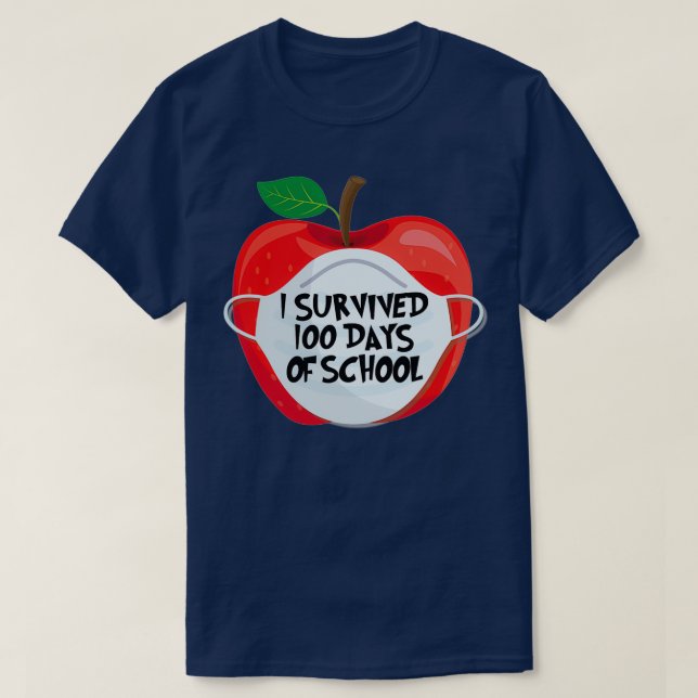Camiseta 00 días de estudiante de profesor virtual remoto e (Diseño del anverso)