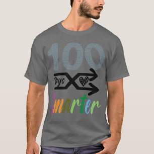 Camiseta 00 días más inteligentes Feliz Día 00 de la escuel