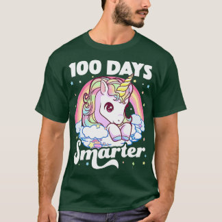Camiseta 00 días más inteligentes profesor de unicornio