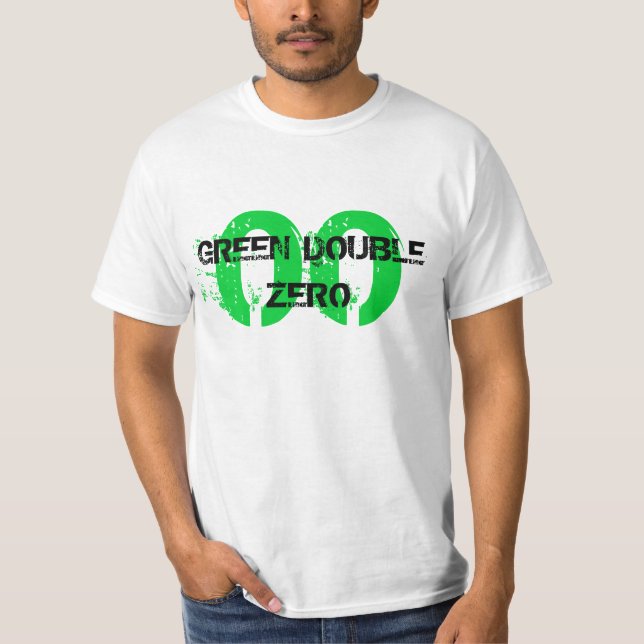 CAMISETA 00, DOBLE VERDE CERO (Anverso)