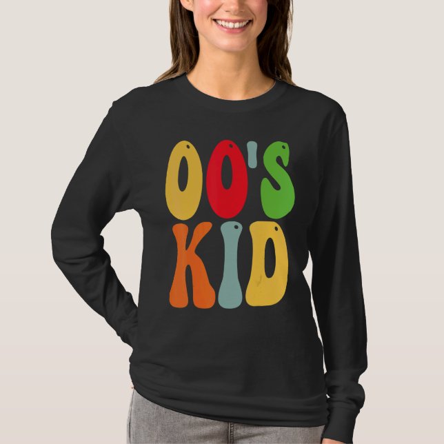 Camiseta 00's Kid Outfit Women Men Vintage Retro (Anverso)
