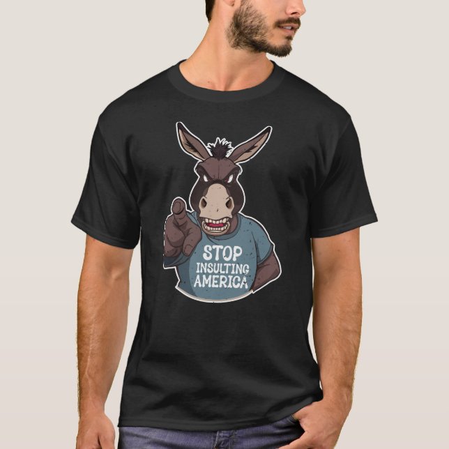 CAMISETA 01 BURRO ENOJADO (Anverso)