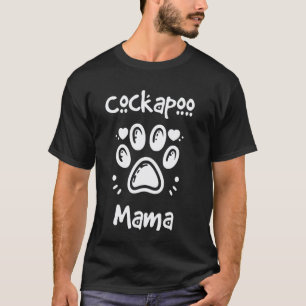 Camiseta 01 Mamá Cockapoo Cocker Spaniel Perro Mezcla Poodl