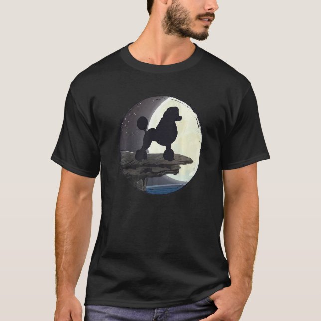 Camiseta 01 Perro Caniche Retro  7 (Anverso)