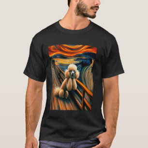 Camiseta 01 Perro de aguas artístico expresionista