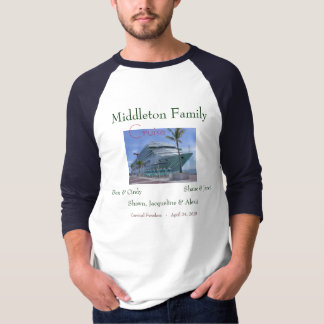 Camiseta 0258, familia de Middleton, Ben y Cindy, Shane y