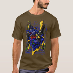 Camiseta 06 diablo azul