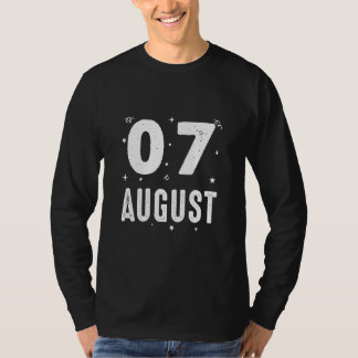 Camiseta 07 Aniversario Fiesta Ocasiones Especiales Para