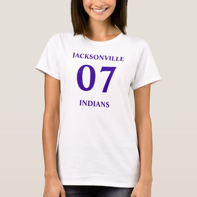 CAMISETA 07, JACKSONVILLE, INDIOS (Anverso)