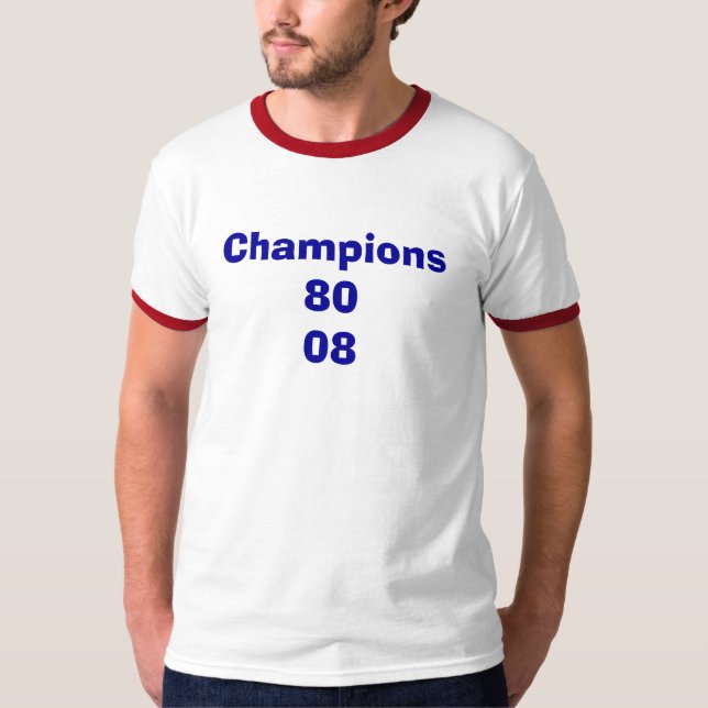 Camiseta 08 de los campeones 80 (Anverso)