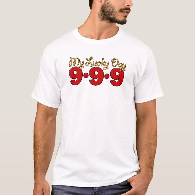 Camiseta 09-09-09 Mi Día de la Suerte (Anverso)