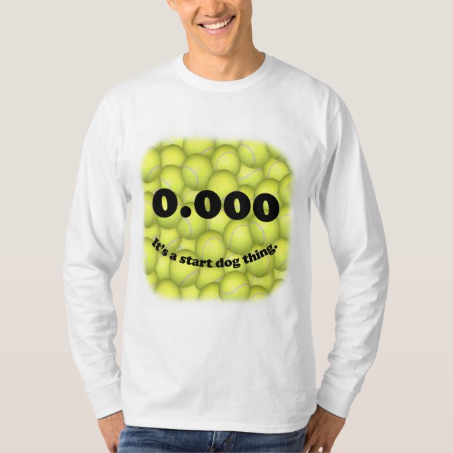 Camiseta ¡0,000, el comienzo perfecto, es una cosa del (Anverso)