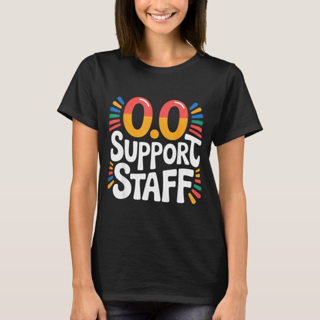 Camiseta 0.0 Suprt Staff Marathon Cheer Squad -  (Anverso)