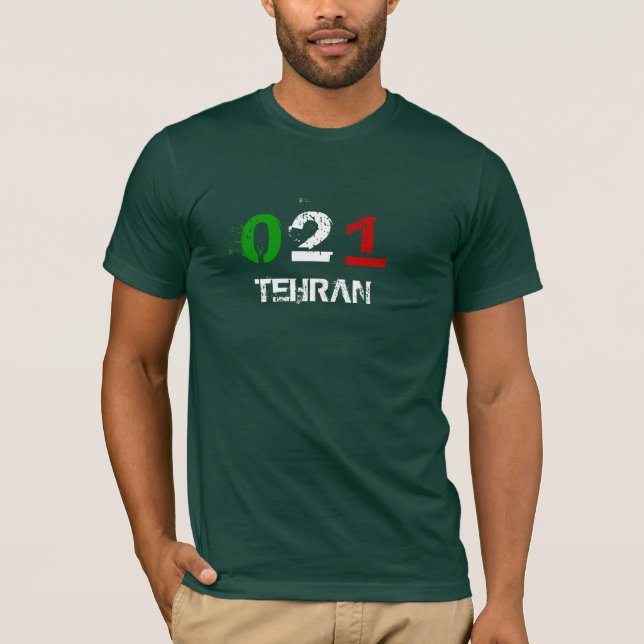CAMISETA 0, 2, 1, TEHERÁN (Anverso)