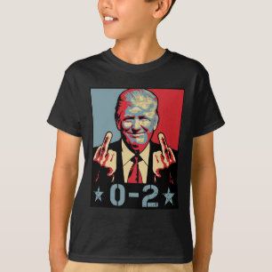 Camiseta 0 2 Gracioso ganador de la victoria de Trump 2024