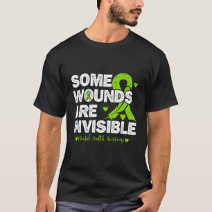 Camiseta 0 Algunas heridas son invisibles Cinta Conciencia