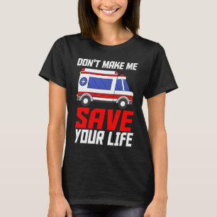 Camiseta 0 Asistente de Ambulancia Paramédico Técnico de Em