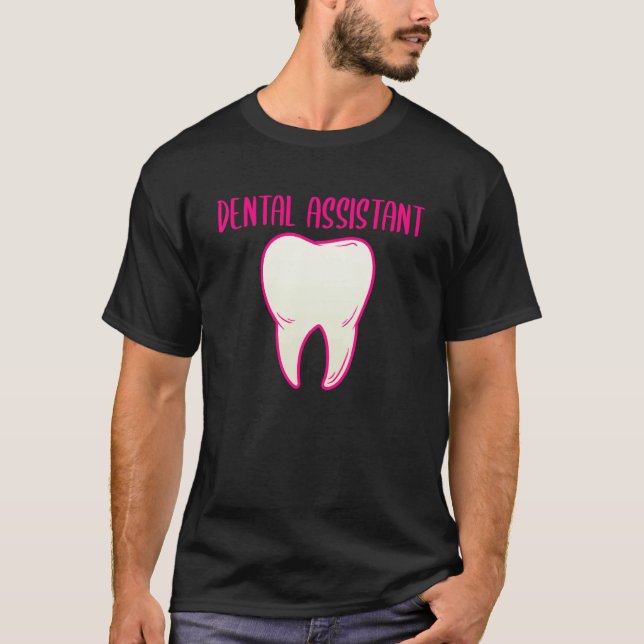 Camiseta 0 Asistente Dental Dentista Corazón Dientes Diente (Anverso)