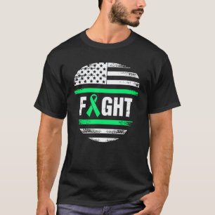 Camiseta 0 Bandera Americana Conciencia de Salud Mental Luc
