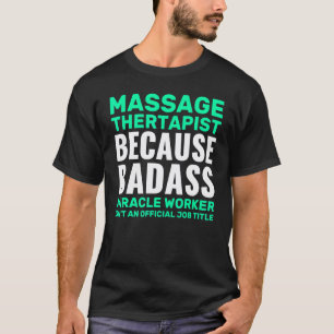 Camiseta 0 citas de terapeuta de masaje Ropa de terapia fís