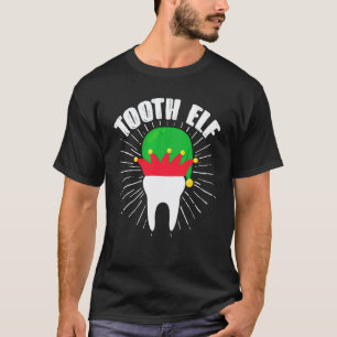 Camiseta 0 Dentista de Navidad Higienista Dental Elfo de Di