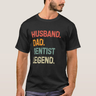Camiseta 0 Dentista Divertido Marido Papá Leyenda Dentista