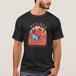 Camiseta 0 Dentista Jubilado  Jubilación Vintage