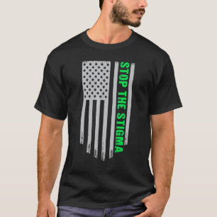 Camiseta 0 Detener El Estigma Conciencia De La Salud Mental