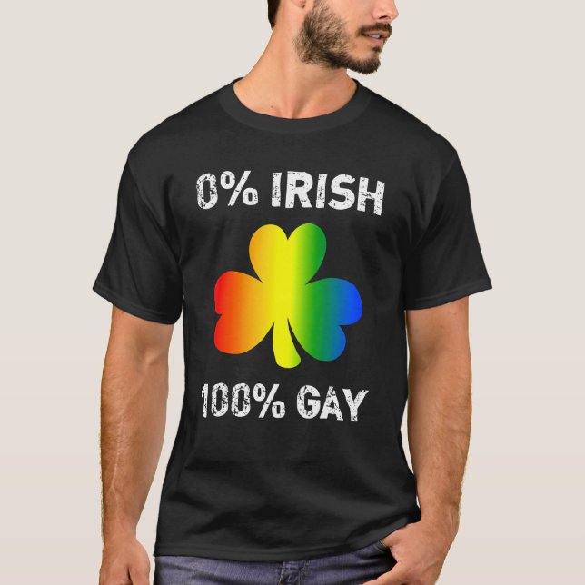 Camiseta 0 Día irlandés 100 Gay St Saint Patrick (Anverso)