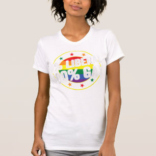 Camiseta 0 Diseño liberal 100 LGBT gay para conservadores