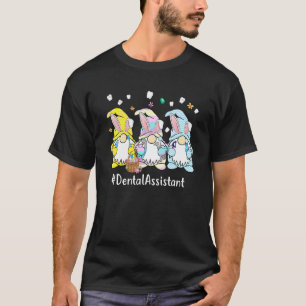 Camiseta 0 Divertidos tres gnomos nórdicos Asistente dental