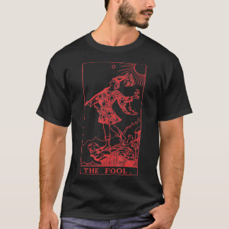 Camiseta 0 El tonto Tarot ocultó a Lucifer 666 Gótico Black