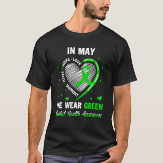 Camiseta 0 En Mayo Nosotros Vestimos Verde Conciencia de Sa