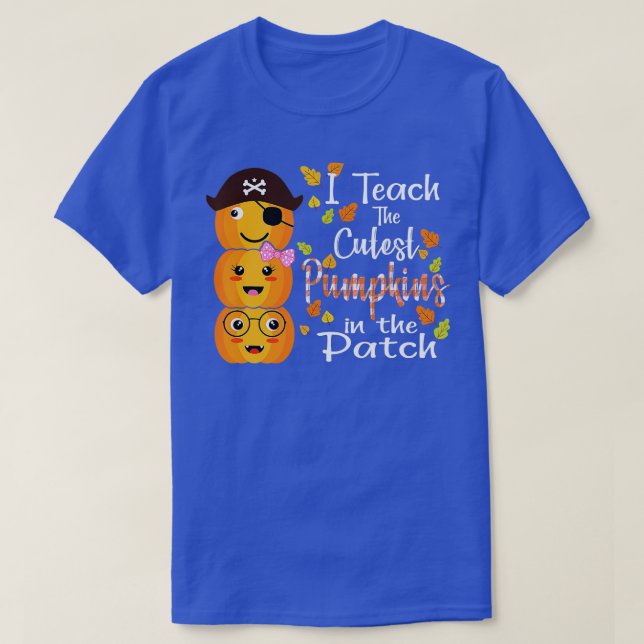 Camiseta 0 Enseño Las Calabazas Más Cuidadosas En La Caída  (Diseño del anverso)