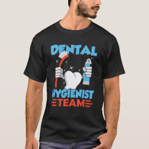 Camiseta 0 Equipo de Higienista Dental Clínica Dental Higie