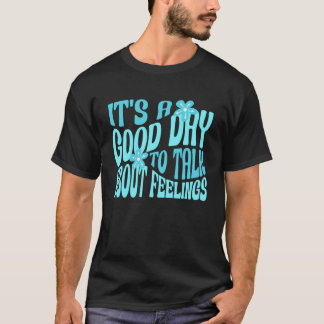 Camiseta 0 Es un buen día para hablar sobre sentimientos Sa