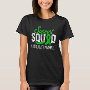 Camiseta 0 Escuadrón de Apoyo Conciencia de Salud Mental