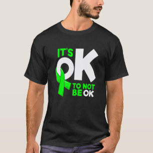Camiseta 0 Está Bien No Estar Bien Conciencia sobre la Salu