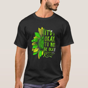 Camiseta 0 Está Bien No Estar Bien Girasol Salud Mental