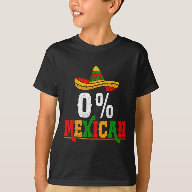 Camiseta 0% Fiesta Mexicana Fiesta Cinco De Mayo (Anverso)