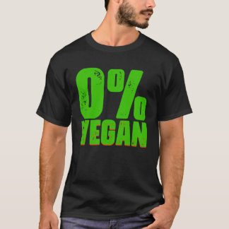 Camiseta 0 Frase de parrilla vegana Carne Maestropit