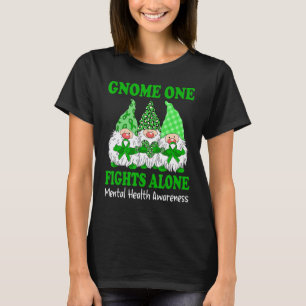Camiseta 0 Gnomo de la cinta verde uno lucha solo Salud Men