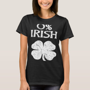 Camiseta 0 Gráfico irlandés St Patrick