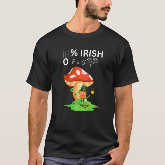Camiseta 0 Irish Funny Newton's Law physics teachers & Stud (Anverso)