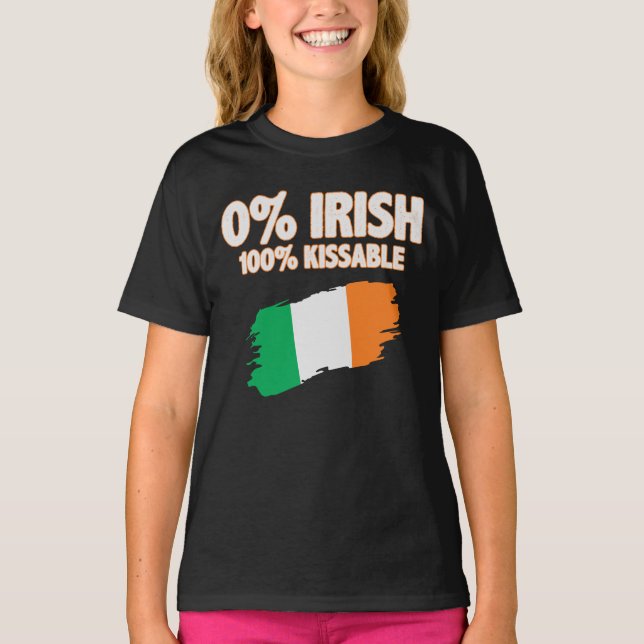 Camiseta 0% Irlandés 100% Besable (Anverso)
