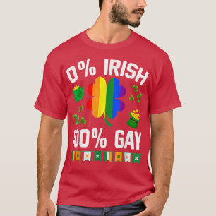Camiseta 0 Irlandés 100 Gay Funny St