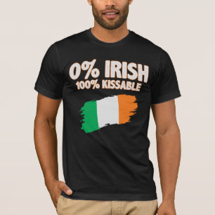 Camiseta 0% irlandés 100% kissable